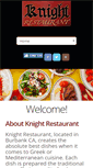 Mobile Screenshot of knightgreekrestaurant.com
